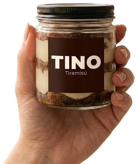Tarro de tiramisú artesanal